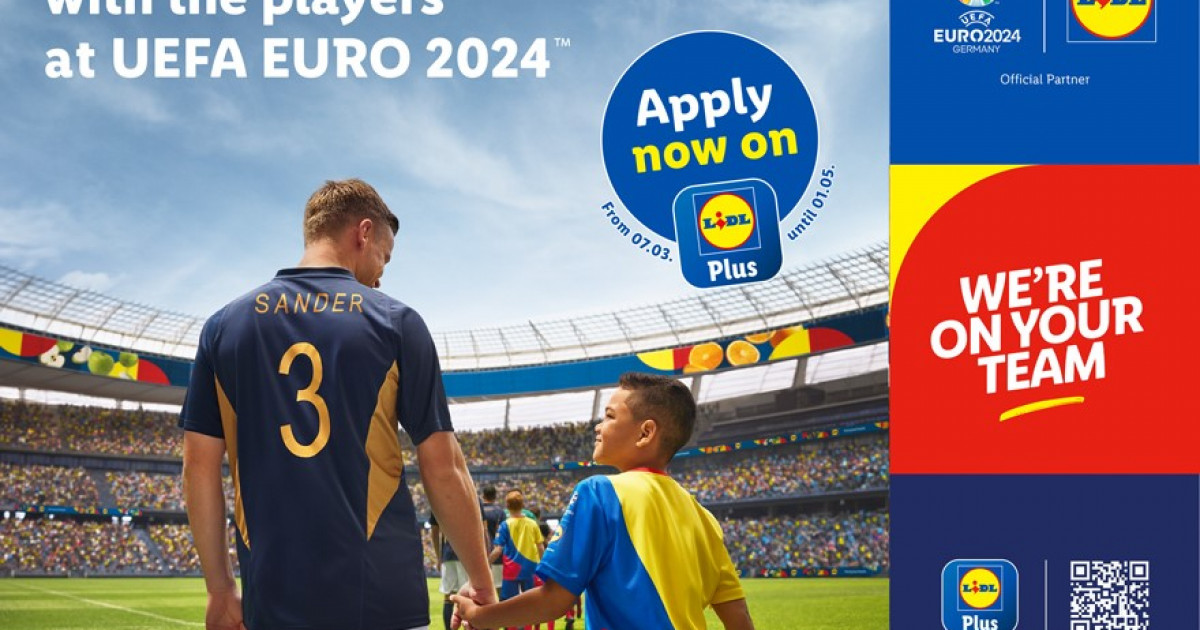 Η Lidl λανσάρει την καμπάνια UEFA EURO 2024TM Lidl Kids Team Ant1 Live